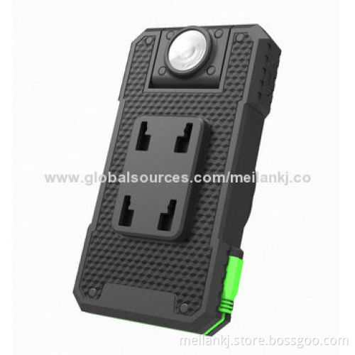 Smart phone holder, used for bike, GPS navigation, waterproof power bank, with LED light